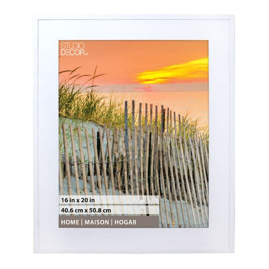 White Hampton Frame, Home Collection By Studio D&#xE9;cor&#xAE;